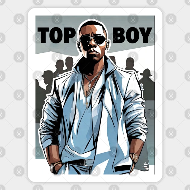 TOP BOY - UK Magnet by Buff Geeks Art